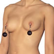 r691 - Nipple Clamps With Black Weights