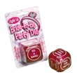 BCFLASH2 - Flashing Bride to Be Party Dice